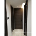 Aluminum Frame Melamine HPL Flush Hollow Core Wooden Door